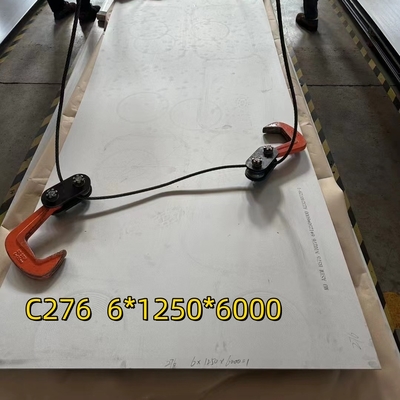 Klasse Hastelloy C276 Plaat Nickellegering ASTM B575 UNS N10276 Plaat van legering 6*1220*6000mm