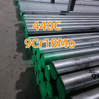 Warmgewalste en gesmede gegloeide 95Cr18 roestvrijstalen ronde staaf SUS440A massieve staaf 100-300mm