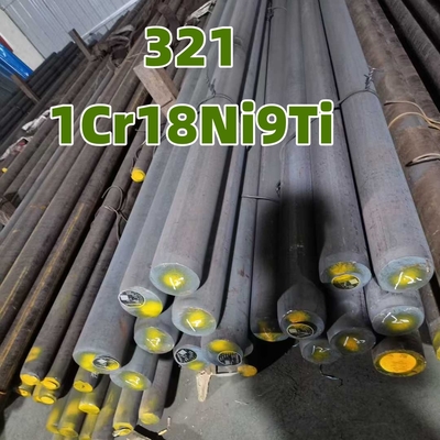 ASTM A479 TP321 Ronde staalstaaf DIN1.4541 6-250 mm