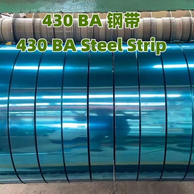 430 2BA koudgewalste roestvrijstalen spoelstrook ASTM AISI 430 SS bandspul voor decoratie