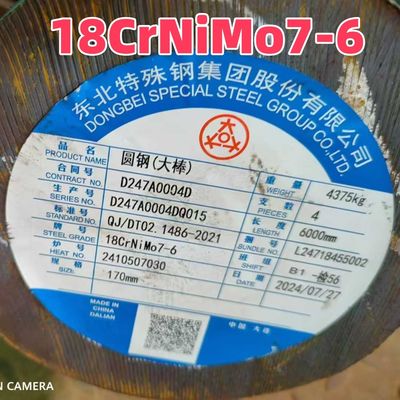 Warmgewalst 18Crnimo7-6 Equivalent 1.6587 18NCD6 Ronde staalbalk 105 mm zacht geglooid