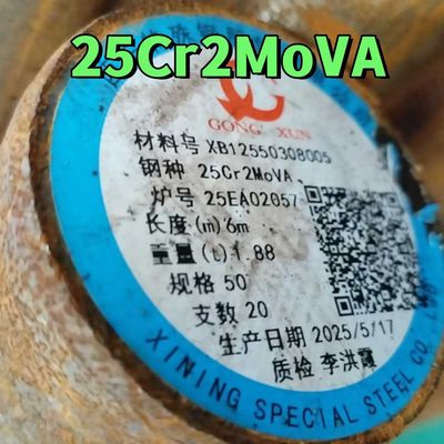 Warmgewalst Gesmeed Staal 25Cr2MoVA Gelegeerd Staal Ronde Staaf 150*6000mm Multidiameter As