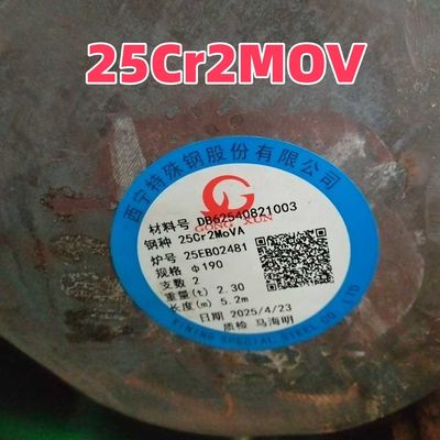 Warmgewalst Gesmeed Staal 25Cr2MoVA Gelegeerd Staal Ronde Staaf 150*6000mm Multidiameter As