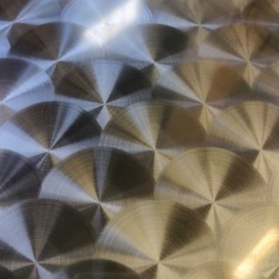 Nr. 8K Spiegelkleur 201 304 Roestvrij staalplaat CD Cirkellaserplaat voor architectonisch ontwerp