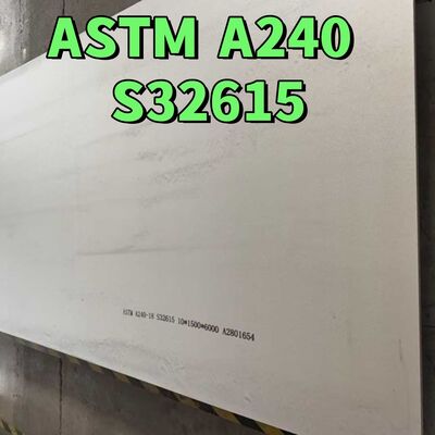 ASTM A240 UNS S32615 Warmgewalste roestvrijstalen plaat 10*1500*6000mm NO 1 Oppervlak