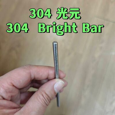 ASTM A276 A479  TP304 Roestvrijstalen Ronde Staaf 1.4301 Heldere Staaf 5mm