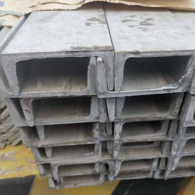 Warmgewalste ASTM A276 TP316L roestvrij staalkanaalbalk U-kanaal 100*53*6mm