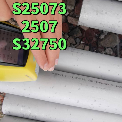 2507 Super Duplex Roestvrij Staal Naadloze Pijp UNS S32750 ASTM A789 Beitsen Gekalvaniseerd OD6-1000mm