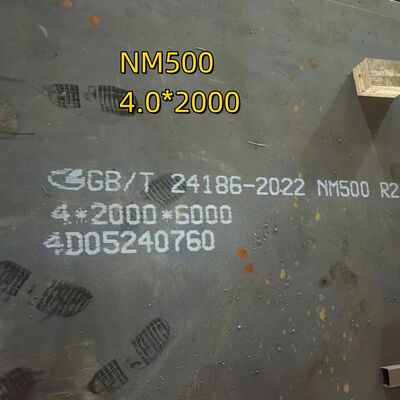 NM500 Slijtvast Staalplaat 500 HBW Slijtvast AR500 Plaat 6mm - 60mm Dikte