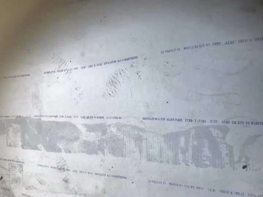 UNS N10276 Hastelloy legering C-276 plaat