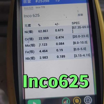 ASTM B166 Inconel 625 UNS N06625 Inconel Nickel Alloy  Round Bar 80mm With PMI Test