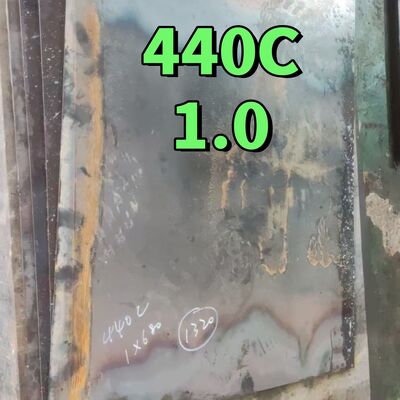 SUS440C X105CrMo17/1.4125 9Cr18Mo roestvrij staalplaat 1.0*1000*2000MM