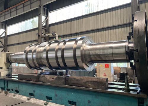 34CrNiMo6 steel shafts machining 34CrNiMo6+QT Legeringsstructuur Staalstaafstaaf OD 55mm 6M Lengte 4